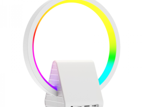 Портативная акустика WiWU с функцией беспроводной зарядки и светильником 15W (Wi-W021) (белый)