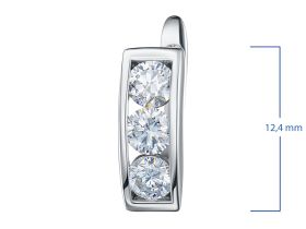 Серьги из белого золота э4712сг01120300