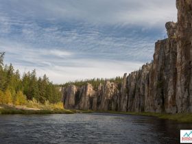 "Золотые Скалы реки Синяя". Синские, Ленские Столбы