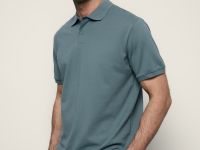 Базовое поло из хлопка прямого силуэта