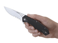 Складной нож CRKT Ruger® Follow-Through™, сталь 8Cr13MoV, рукоять термопластик GRN