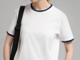 Футболка прямого кроя из джерси