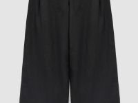 Брюки прямого кроя изо льна