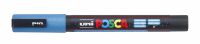 Маркер UNI "POSCA" PC-3ML, 0,9-1,3 мм, наконечник пулевидный, цвет голубой с блёстками