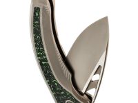 Складной нож TUOTOWN Whale, сталь M390, рукоять титан, Jungle Wear карбон