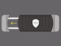 Автомобильный держатель Deppa Crab Air Mini серый