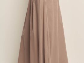 Юбка изо льна и хлопка