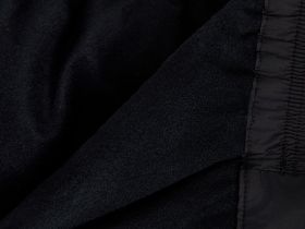 Утепленные брюки широкого кроя с утяжниками по низу