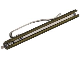 Складной нож Fox Vulpis Grenade Pattern, сталь N690Co, рукоять алюминий, зеленый