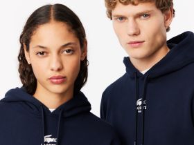 Хлопковая толстовка Lacoste унисекс с капюшоном