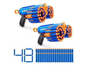 36642 Игровой набор ZURU X-Shot INSANITY: Мэник ДУО (2 бластера, 48 снарядов)