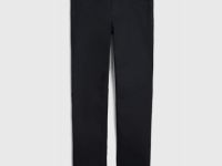 Брюки «5 карманов» Slim из твила, Черный