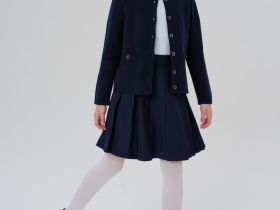 Кардиган трикотажный для девочек