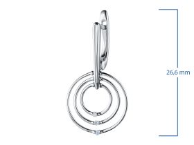 Серьги из серебра э0612сг09181100