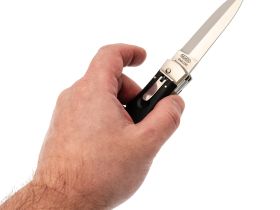 Автоматический многопредметный нож Mikov Predator, сталь 420, рукоять пластик