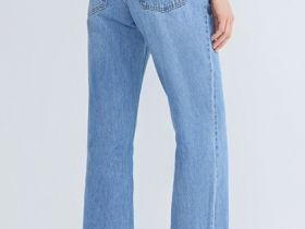 Укороченные джинсы Straight, Голубой