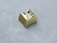 Подвеска из желтого золота с бриллиантом э0301пд07152700