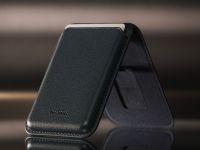 Чехол-бумажник restore: hello, world! Magsafe, экокожа темно-синий