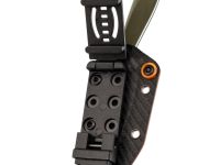 Туристический нож Kizer Evenki 1, сталь AEB-L, рукоять Orange/Green G10