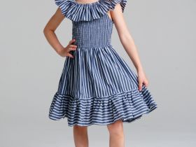 Платье текстильное для девочек