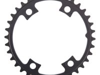 Звезда системы Stronglight для Shimano 105 5800 2/11 7075-T6 (черный 38 BCD 110 ассиметричный (тип ABS))