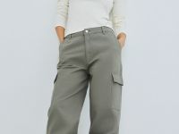 Лонгслив с пуговицами, Бежевый