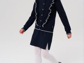 Кардиган трикотажный для девочек