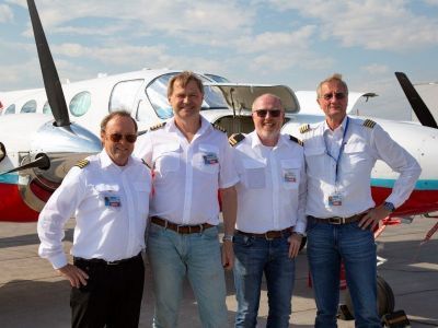 Команда авиаторов, совершающих кругосветное путешествие, посетила Якутск