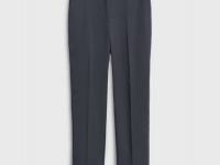 Укороченные брюки из хлопка, Серый