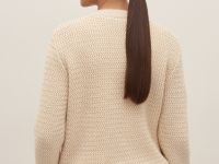 Джемпер свободного силуэта с кашемиром