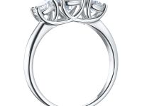 Классическое кольцо из белого золота э4012кц10220103_white