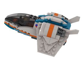 Космические приключения AB-1319 Конструктор Большой звездолет исследователей