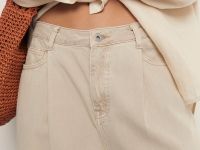 Джинсы wide leg fit женские из тенселя