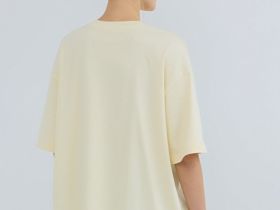 Футболка оверсайз с принтом, Желтый