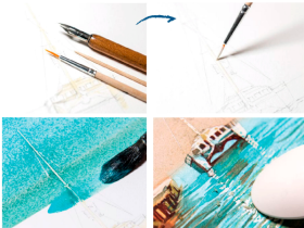 Маскирующее средство для акварели "Белые ночи" 50 мл