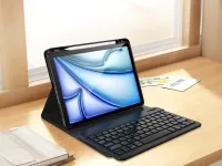 Чехол-клавиатура WIWU 3в 1 Premium Combo для Apple iPad Air 4/5 и Air 11 (2024/2025) (MK006) (черный)