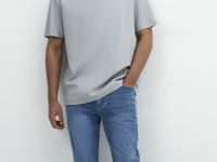 Зауженные джинсы, Синий