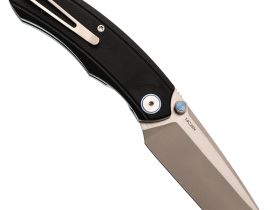 Складной нож Remette Wild Species, сталь 14C28N, рукоять G10, черный
