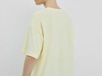 Базовая футболка оверсайз, Желтый