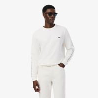 Мужской флисовый свитшот Lacoste классического кроя