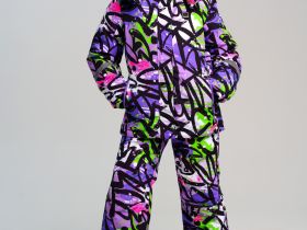 Комплект текстильный с полиуретановым покрытием для девочек: куртка, брюки