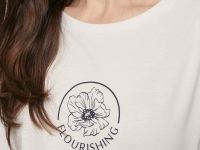 Футболка прямого силуэта с принтом