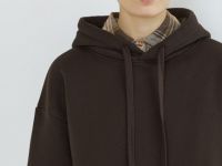 Флисовое худи, Коричневый