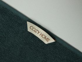 Полотенце махровое Asterio, зеленое