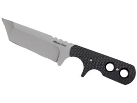 Шейный нож Cold Steel Mini Tac Tanto, сталь AUS-8A, рукоять Griv-Ex, черный