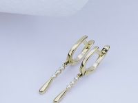 Серьги из желтого золота с бриллиантами э0301сг03185100