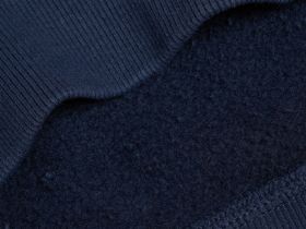 Худи с принтом и стразами для девочек, Синий