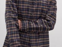 Рубашка с контрастной отделкой