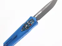 Гравитационный нож Remette Swordfish, сталь 14C28N, рукоять алюминий/Gmascus, синий