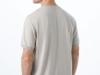 Футболка из фактурной ткани, Бежевый